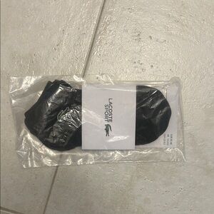 Lacoste Sport Black Ankle Socks